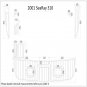 2001 SeaRay 310 Swim Platform Boat EVA Faux Foam Teak Deck Floor Pad
