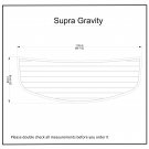 Supra Gravity Swim Platform Boat EVA Faux Foam Teak Deck Floor Pad