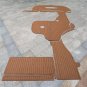2006 Sea Ray Sundancer 320 Swim Platform Cockpit Pad Boat EVA Teak Flooring Mat