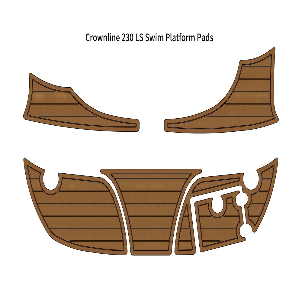 Crownline 230 LS Swim Platform Step Boat EVA Faux Foam Teak Deck Floor Pad Mat