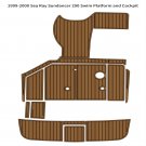 1999-2000 Sea Ray Sundancer 290 Swim Platform Cockpit Pad Boat EVA Teak Floor
