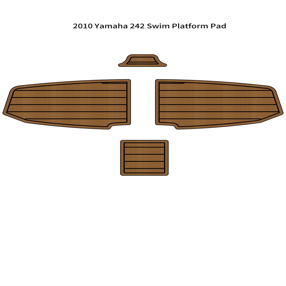 2010 Yamaha 242 Swim Platform Pad Boat EVA Foam Teak Deck Floor Mat Flooring