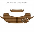 2005 Stingray 250 LR Swim Platform Step Pad Boat EVA Foam Teak Deck Floor Mat