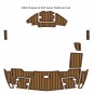 2008 Chaparral 284 Swim Platform Step Pad Boat EVA Foam Faux Teak Deck Floor Mat