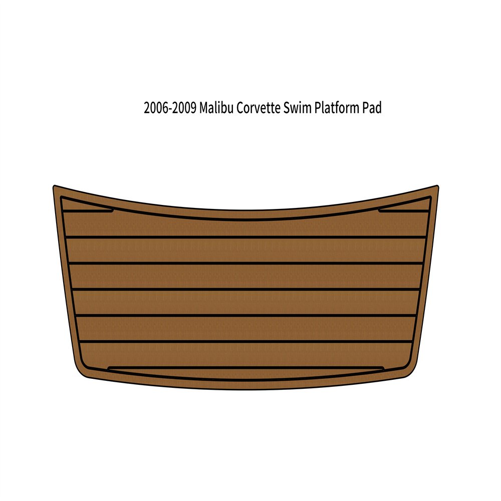 2006-2009 Malibu Corvette Swim Platform Pad Boat EVA Foam Teak Deck Floor Mat