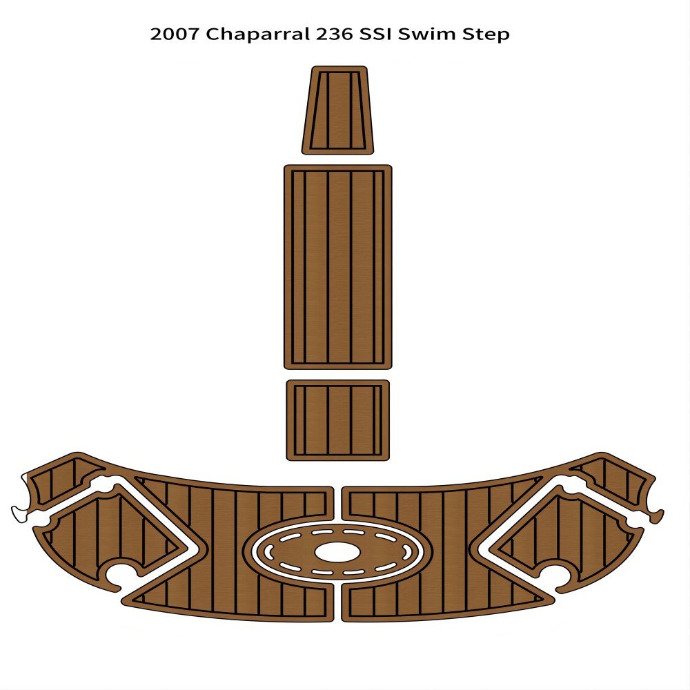 2007 Chaparral 236 SSI Swim Step Platform Boat EVA Foam Teak Deck Floor Pad Mat