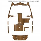 2013-2017 Malibu 20 MXZ Swim Platform Cockpit Pad Boat EVA Foam Teak Deck Floor