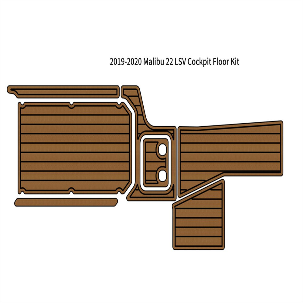 2019-2020 Malibu 22 LSV Cockpit Pad Boat EVA Foam Teak Deck Floor Mat Flooring