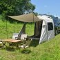 4-6 People Automatic Rear Tent Outdoor Inflatable Camping Tent For SUV Extended Canopy Roof Car