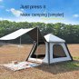 Outdoor 5-8 People Oversized Camping Dome Canopy Tent Park Sun And Rain Protection
