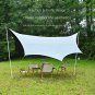 Octagonal Full Shade Butterfly Vinyl Canopy Outdoor Sun Beach Camping Tent PU6000