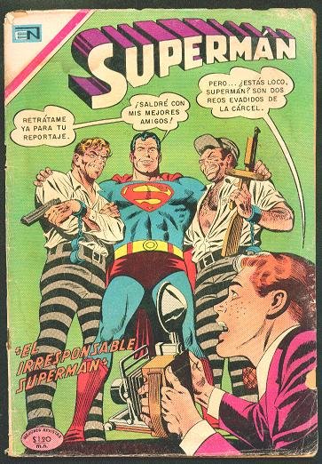 SUPERMAN # 757 Spanish Mexican Comic 1970 NOVARO