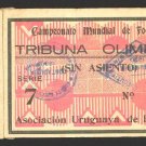 SOCCER WORLD CUP 1930 TICKET Serie 7 - Very rare