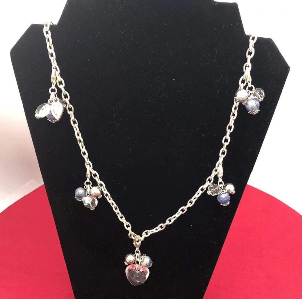 Dangling Beads Handmade Necklace