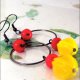 Large earrings