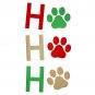 Embroidery design, Ho Ho Paws
