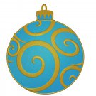 Embroidery design, Christmas Ball