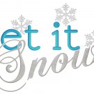 Embroidery design, Let It Snow