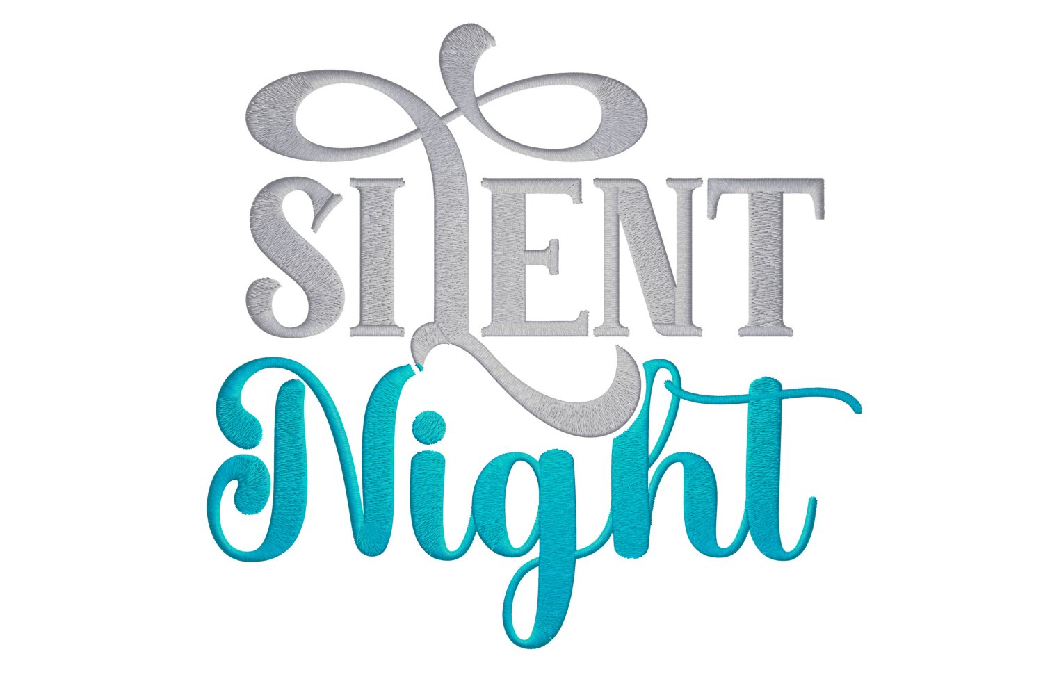 Embroidery design, Silent Night