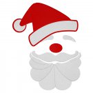 Embroidery design, Santa Face
