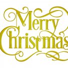 Embroidery design, Merry Christmas