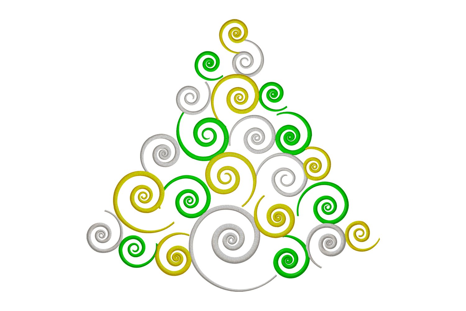 Embroidery design, Christmas Tree