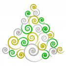 Embroidery design, Christmas Tree