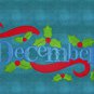 Embroidery design, December Logo