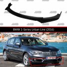 Front Lip Gloss Black for BMW 1 Series Urban Line (2016) / Strong ABS Plastic Weatherproof