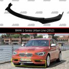 Front Lip Gloss Black for BMW 1 Series Urban Line (2012) / Strong ABS Plastic Weatherproof