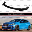 Front Lip Gloss Black for BMW 1 Series [UK] (2020) / Strong ABS Plastic Weatherproof
