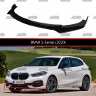 Front Lip Gloss Black for BMW 1 Series (2020) / Strong ABS Plastic Weatherproof