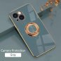 Luxury Plating Magnetic Attraction Ring Phone Case For iPhone