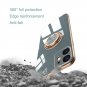 Luxury Plating Magnetic Attraction Ring Phone Case For iPhone