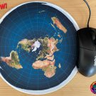 Standard Flat Earth Map of the World Mousepad PC Table Mat Mouse Geography Pad