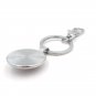 New Flat Earth Art Pendant Key Chain World Map Silver Jewelry Gifts Glass Charms