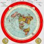 Gleason XL Throw Blanket New Standard Map 1892 Flat Earth World Flannel Cover