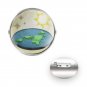 Cute FLAT EARTH Pin Azimuthal Map Dome Model Metal Badge Jewelry Bag jeans Gifts