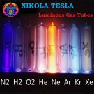 Rare Luminous Gas Sealed Tube Nobel Gases Power Sky Above Science Nikola Tesla