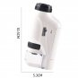 New Pocket Microscope Kit Lab LED Light 60X-120X Biological Science Tesla Vortex Free Energy Health