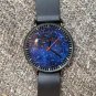 Wristwatch Flat Earth Zodiac Star Chart Constellation Map Astronomy Watch Black Blue Dome Night Sky