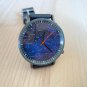 Wristwatch Flat Earth Zodiac Star Chart Constellation Map Astronomy Watch Black Blue Dome Night Sky