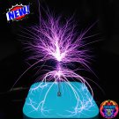 Blue Nikola Tesla Audio BT Music Coil Device Electric Plasma Speaker Generator Science FREE ENERGY