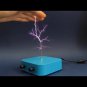 Blue Nikola Tesla Audio BT Music Coil Device Electric Plasma Speaker Generator Science FREE ENERGY