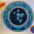 Antarctica FLAT EARTH 2017 Azimuthal Equidistant 13CM Large Sticker Map Model Car Decal World Edge