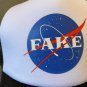 NASA Fake Logo White Black Cap Flat Earth Dad Hat Fashion Space Lies Summer Trucker Baseball Unisex