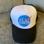NASA Flat Earth Blue Logo White Black Cap Dad Hat Fashion Space Summer Trucker Baseball Unisex Space