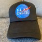 NASA Flat Earth Blue Logo Black Cap Dad Hat Fashion Space Summer Trucker Baseball Unisex Fake Space