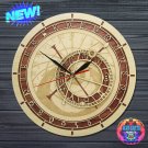 Prague Astronomical old Clock Wood 38cm/15inch Limited Edition Czech Orloj Decorative Wooden Gifts X