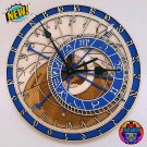 Prague Astronomical old Clock Wood Color 30cm/12inch Limited Edition Czech Orloj Decorative Gifts X